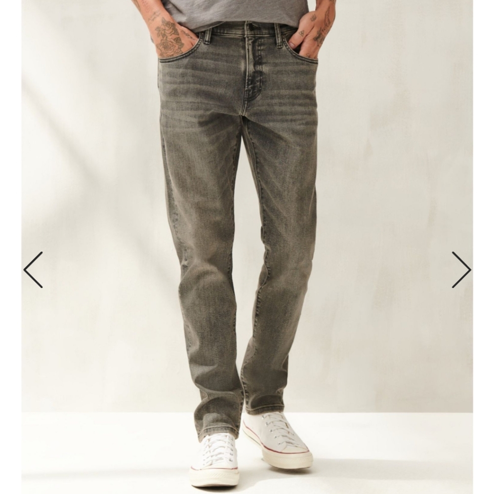 Lucky Brand Men 110 Slim Stretch Gray Jeans